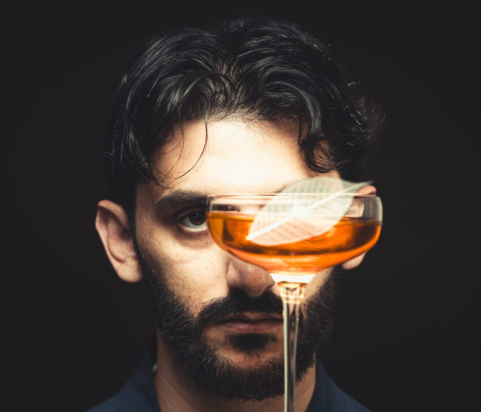 Hand-garnished cocktail from Sip Solution's mobile bar